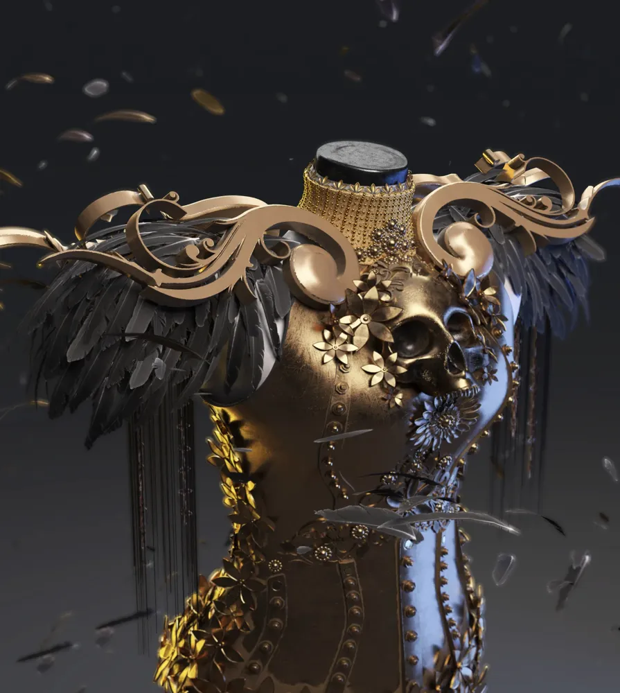 Skull Corset